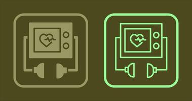 Defibrillator Icon Design vector