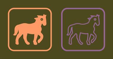 Horse Icon Design vector