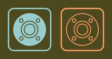 Flange Icon Design vector