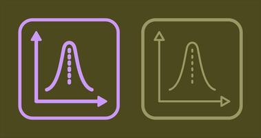 Histogram Icon Design vector