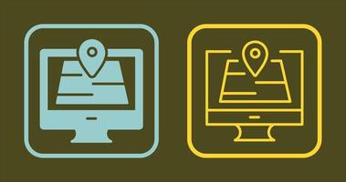 Map Icon Design vector