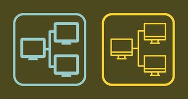 Network Icon Design vector