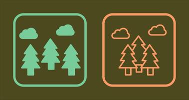 diseño de icono de bosque vector