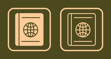 Passport Icon Design vector