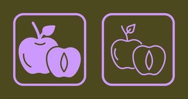 Apricot Icon Design vector