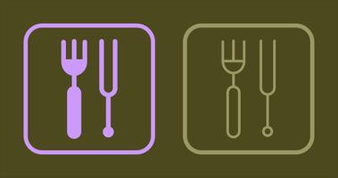 Fork Icon Design vector