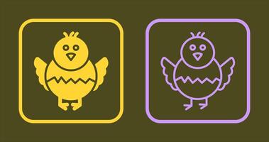 Chick Icon Design vector