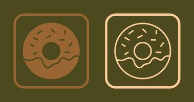 diseño de icono de donut vector
