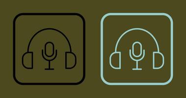 Podcast Icon Design vector