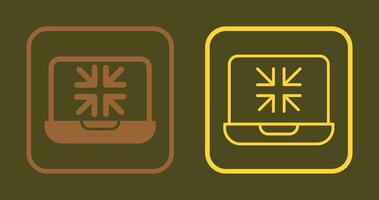 Minimize Icon Design vector
