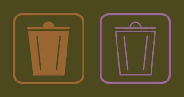 Trash Icon Design vector