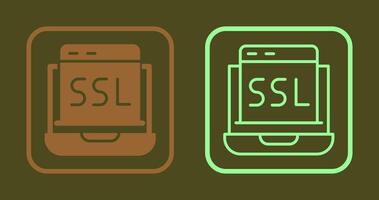 diseño de icono ssl vector