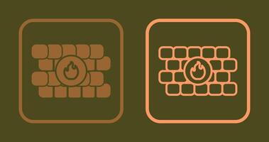 FireWall Icon Design vector