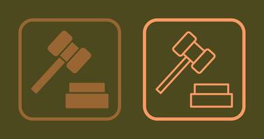 Gavel Icon Design vector