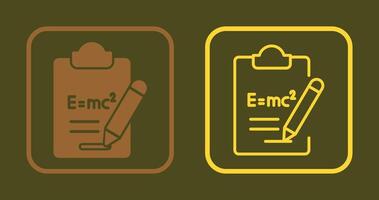 Formula Icon Design vector