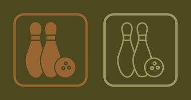 Bowling Icon Design vector