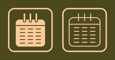 Calendar Icon Design vector