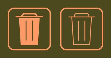 Garbage Icon Design vector