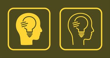 Thinking Icon Design vector