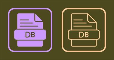 DB Icon Design vector