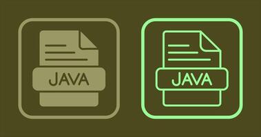 JAVA Icon Design vector