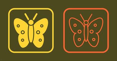 diseño de icono de mariposa vector