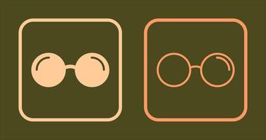diseño de icono de gafas vector