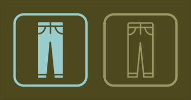 diseño de icono de pantalones vector