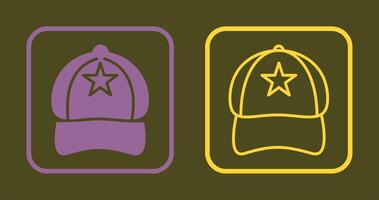 diseño de icono de gorra vector