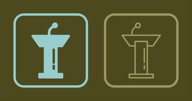 Podium Icon Design vector