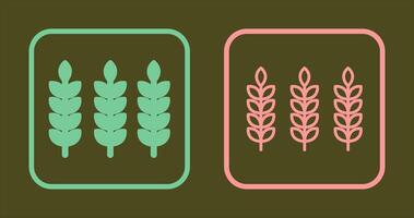 Wheat Icon Design vector