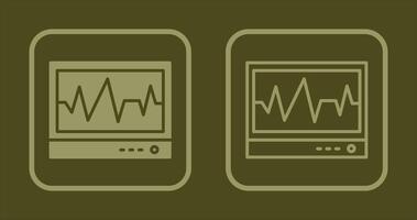 Electrocardiogram Icon Design vector