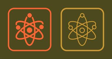 Atom Icon Design vector