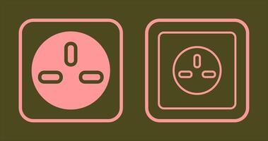 Socket Icon Design vector