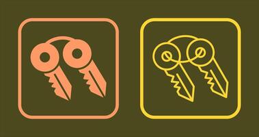 Keys Icon Design vector