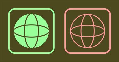 Globe Icon Design vector