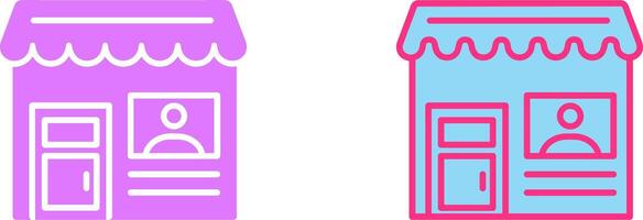 Store Icon Design vector