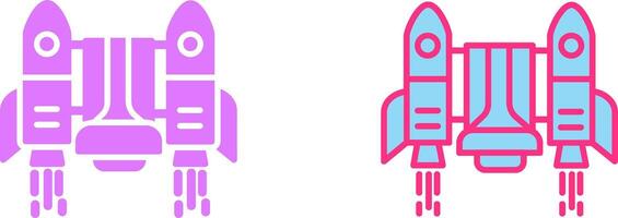 Jetpack Icon Design vector