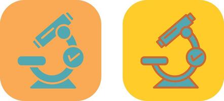 Microscope Icon Design vector