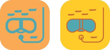 Snorkeling Icon Design vector