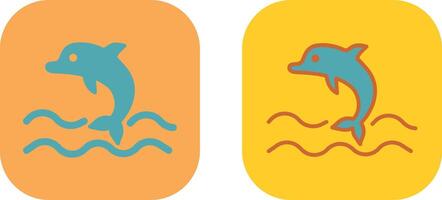 Dolphin Icon Design vector