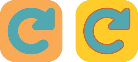 Refresh Icon Design vector