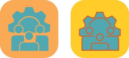 Manage Icon Design vector
