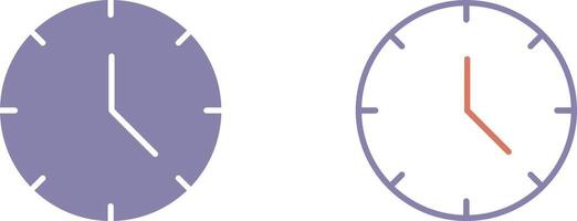 Clock Icon Design vector