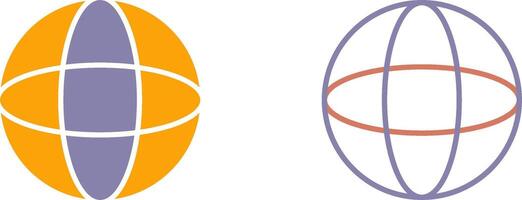 Globe Icon Design vector