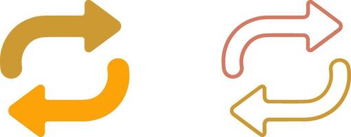 Repeat Icon Design vector
