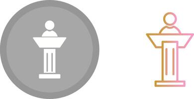 Podium Icon Design vector