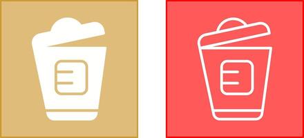 Bin Icon Design vector