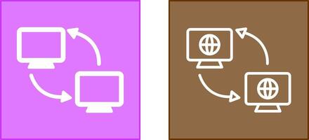 Synchronization Icon Design vector