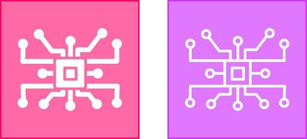 Circuit Icon Design vector